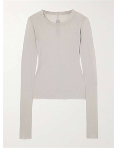 Футболка из хлопкового джерси, серый Rick owens