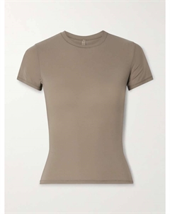 Футболка подходит всем - трюфель, коричневый Skims