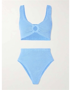 Бикини Надин из сирсакера, синий Hunza g