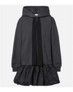 Худи-платье из хлопка с капюшоном, Mercury Patou