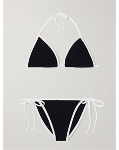 Джина сирсакер бикини, черный Hunza g