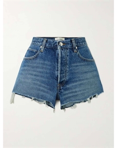 Потертые джинсовые шорты, синий Frame