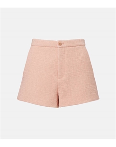 Высокие шорты из твида с шерстяной смесью, Light Phard Gucci