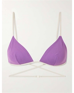Двухцветный треугольный бикини-топ Lilas Karen, пурпурный Eres