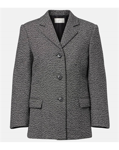 Жакет из кашемира и шерсти Eudora, Black W/White The row