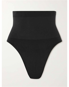 Утягивающие стринги с высокой талией Core Control - оникс, черный Skims