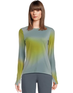 Женская кофта Butter Up с длинным рукавом, Blue Sage Multi Ombre Print Mountain hardwear