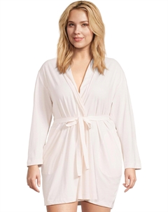 Женский натуральный халат Juliana больших размеров, Powder Pink Skin