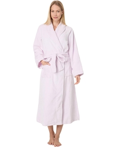 Женский длинный халат с запахом и длинными рукавами, Pink Eileen west