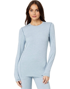 Женская кофта Clima-Trek с круглым вырезом, Ashley Blue Heather Hot chillys