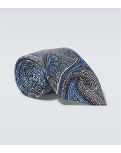 Шелковый галстук из твила, Royal Blue Dunhill