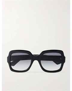 Солнцезащитные очки в квадратной оправе из ацетата, черный Gucci eyewear