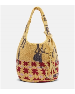 Миниатюрная бисерная сумка-шопер, Multi Jw anderson