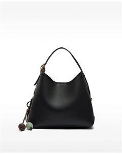 Сумка-трансформер в стиле «тоут» со съемным кольцом для ключей и застежкой на молнии, однотонная, черный Parfois