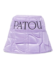 Кваilted атласная шляпа-ведро с логотипом Patou