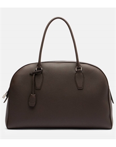 Индийская кожаная сумка-тоут 15.75, Deep Brown Ans The row