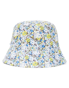 Хлопковая фетровая шляпа Theana с цветочным принтом, Blue Bonpoint