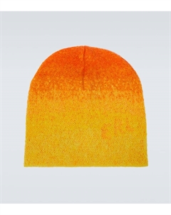 Градиентная шапка из мохера Erl