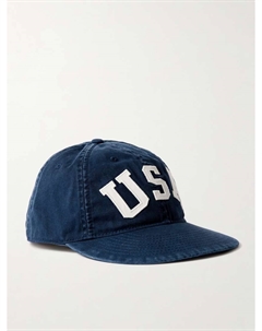 Бейсболка из хлопка с аппликацией, синий Polo ralph lauren
