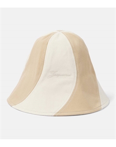 Боб Гэлато холщовая пляжная шляпа, Beige/Off-White Jacquemus