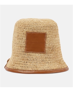 Боб Соли соломенная шляпа-ведро, Light Brown 2 Jacquemus