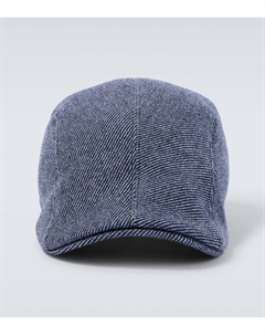 Полосатая шапка из шерсти, кашемира и шелка, Cdj50 Brunello cucinelli