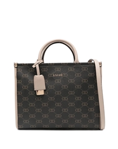 Сумка-тоут с логотипом, коричневый Liu jo