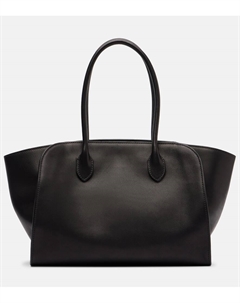 Кожаная сумка-тоут Marlo 12, Black Ans The row