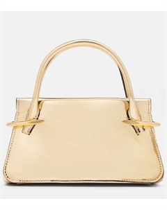 Сумка-тоут из металлизированной кожи pinch, Golden Givenchy