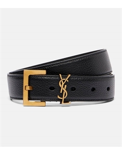 Кожаный ремень Cassandre, Black Saint laurent