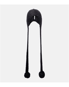 Шапка из мохера и шерсти Klavad, Black Acne studios