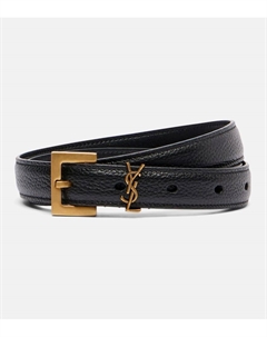 Кожаный ремень Cassandre, Black Saint laurent