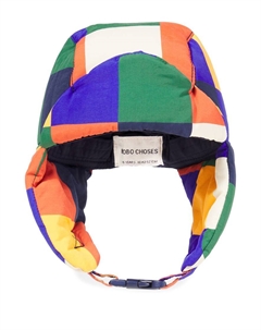 Разноцветная шапка-ушанка trapper, Multicolor Bobo choses