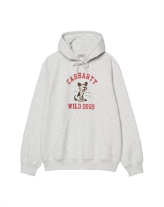 Мужская толстовка с капюшоном Wild Dog, серый Carhartt wip