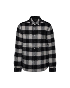 Топ Giacca Outershirt, Black Plaid Rick owens
