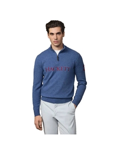 Свитер Heritage No.2 half zip, синий Hackett
