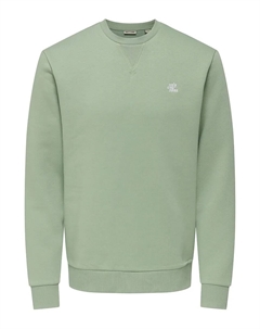 Мужская толстовка обычного кроя, светло-зеленый Only & sons