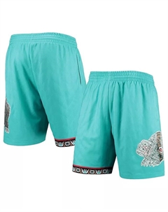 Мужские шорты Vancouver Grizzlies 1996 Hardwood Classics 75th Anniversary Swingman бирюзового цвета Mitchell and ness