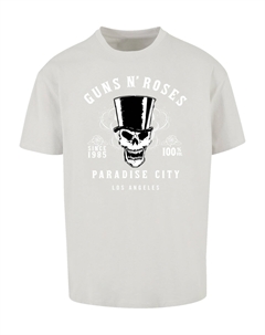 Футболка Guns 'n' Roses Whiskey Label Rock Band, цвет lightasphalt F4nt4stic