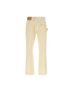 Брюки Twisted Workwear Trousers 'Lemon' Jw anderson