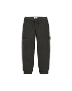 Спортивные брюки x Stone Island Stripe Sweatpant 'Black' Supreme