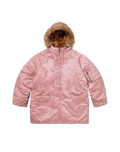 Куртка Washed Flight Satin N-3B Parka 'Dusty Pink' Supreme