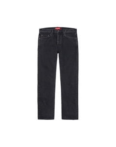 Джинсы Stone Washed Slim Jean 'Washed Black' Supreme