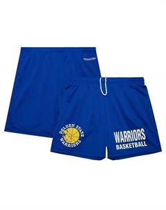 Мужские шорты Golden State Warriors Hardwood Classics Gameday из сетчатой ткани Mitchell and ness