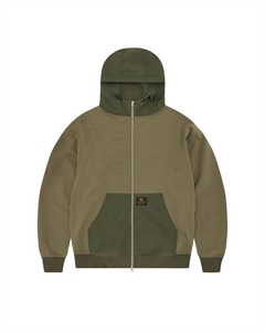 Худи Guerillaz Ripstop Zip Hoodie 'Olive' Corteiz