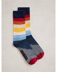 Полосатые носки из хлопковой смеси White stuff