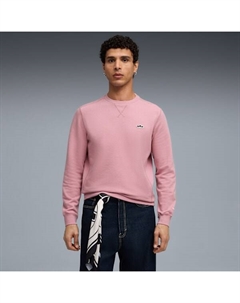 Мужская толстовка с круглым вырезом Wardrobe Essentials Suede, розовый Puma