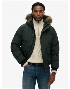Эверест бомбер из искусственного меха, Cedar Dark Green Superdry