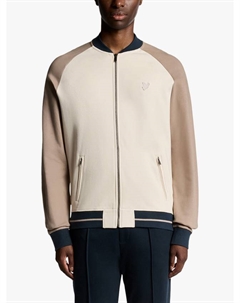 Бомбер из хлопка с молнией спереди, Cobblestone Lyle & scott