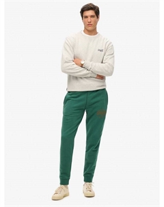 Классические спортивные брюки с винтажным логотипом, Pine Green Superdry